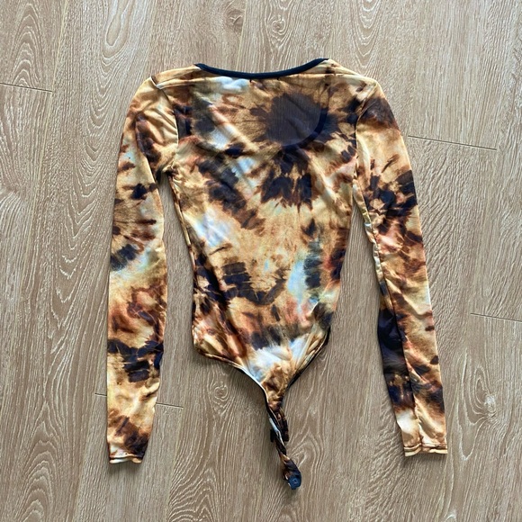 Tie Dye Mesh Bodysuit - Picture 3 of 3
